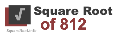 Square Root of 812