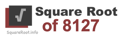 Square Root of 8127