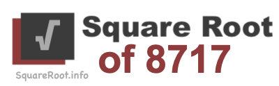 Square Root of 8717 Square Root of 8717
