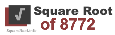 Square Root of 8772 Square Root of 8772