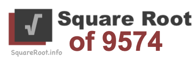 Square Root of 9574 Square Root of 9574
