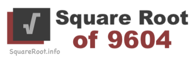 Square Root of 9604 Square Root of 9604